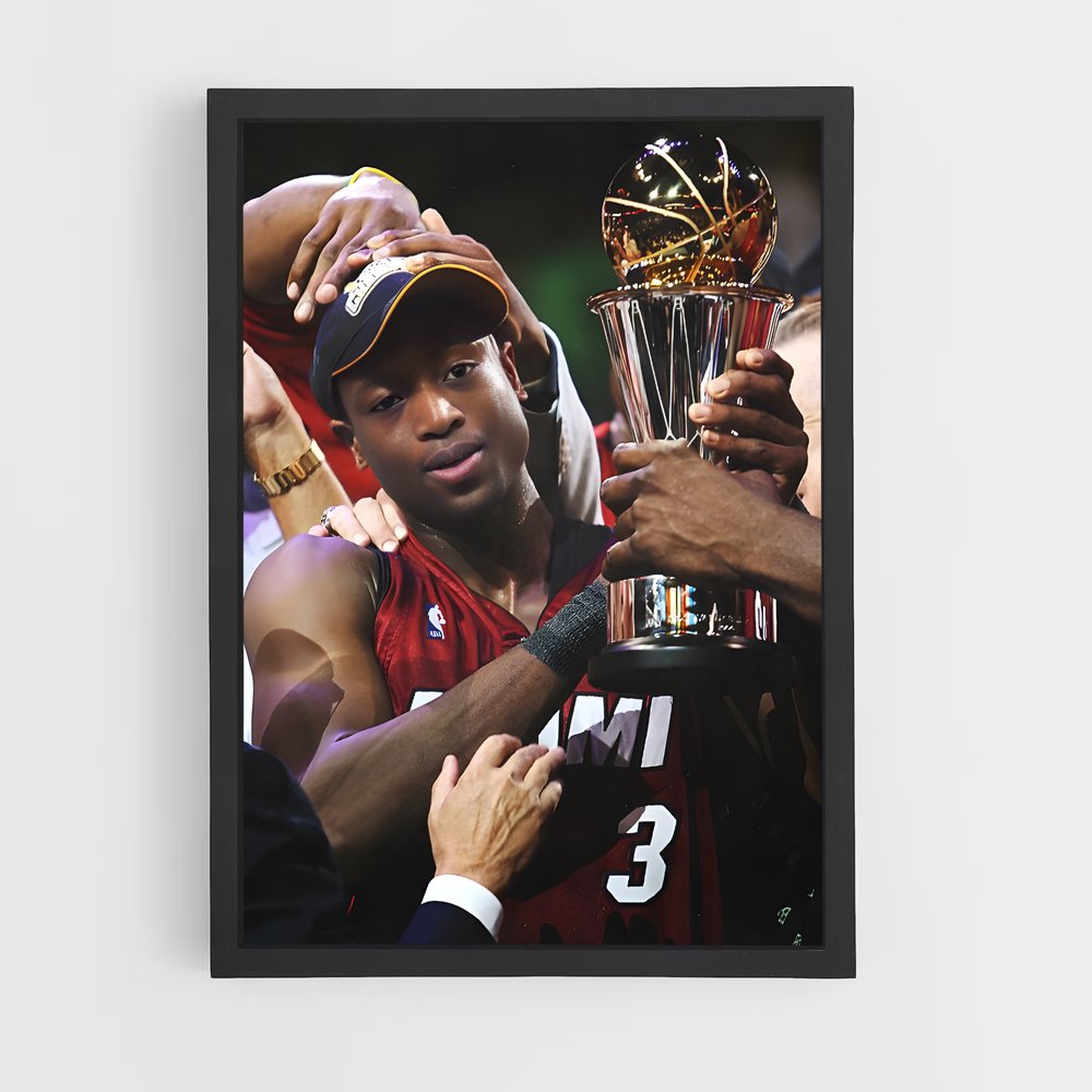 Poster Dwyane wade – affiche Basketball (vue 2)